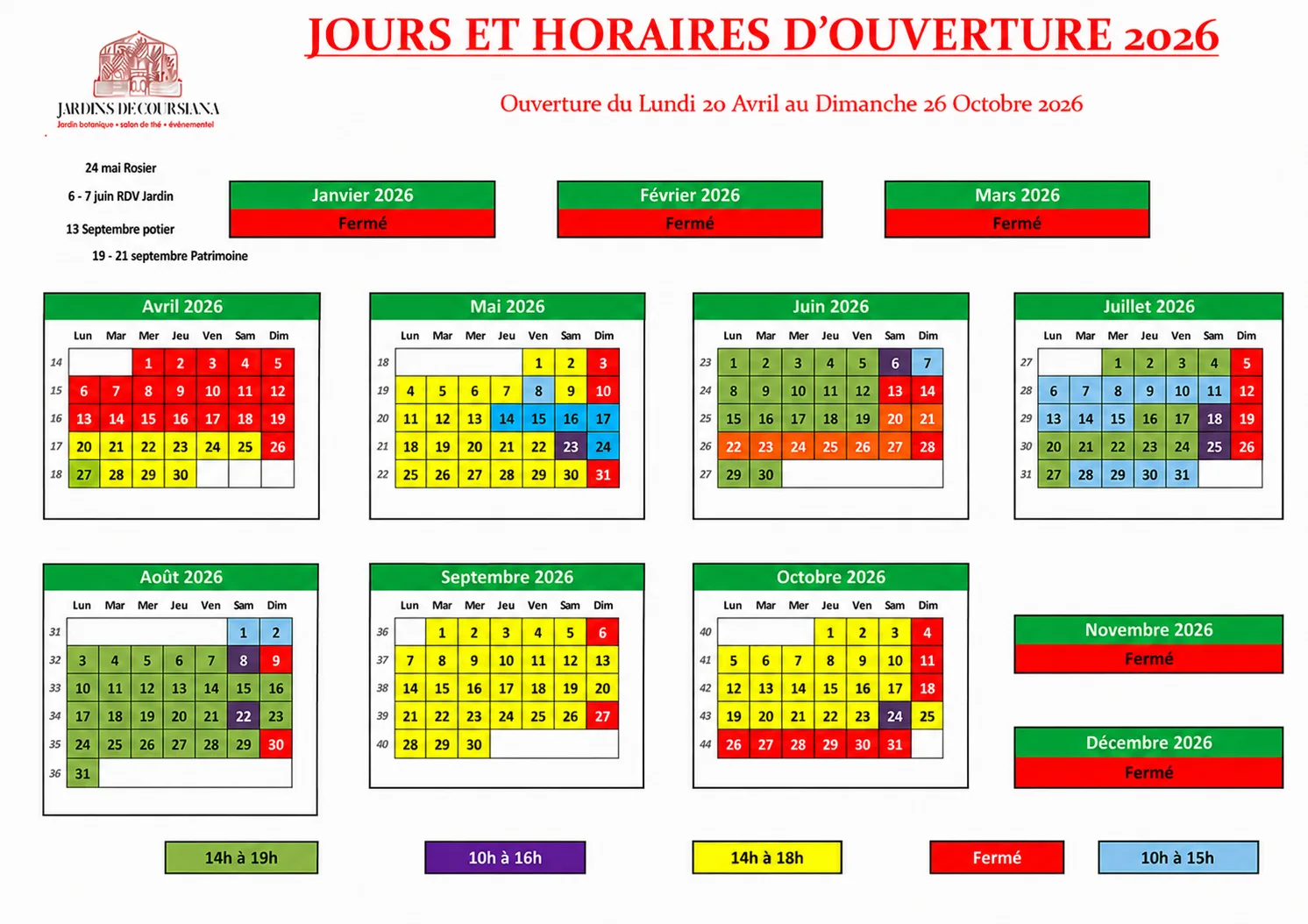calendrier jardins - 27 juillet